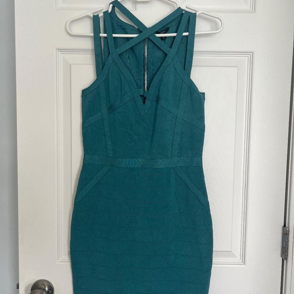 Guess Strappy Bodycon Dress